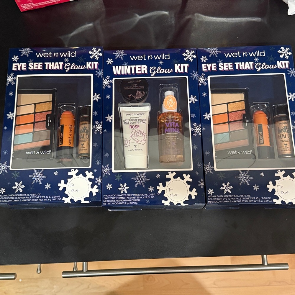 Lot 3 Wet N Wild Makeup Gift Set